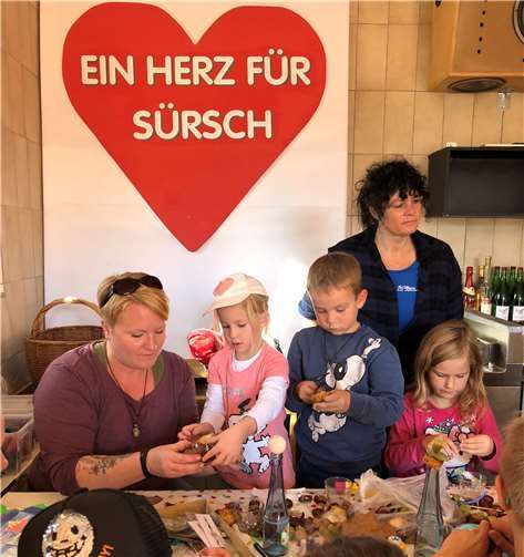 ...damit daraus dann Dekoration gebastelt werden konnte.