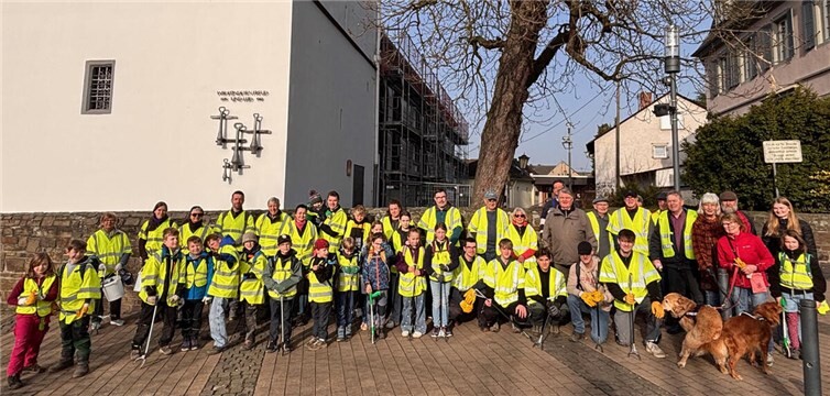 der traditionelle Frühjahrsputz der Bürgergemeinschaft Pro Heimbach-Weis e.V. 