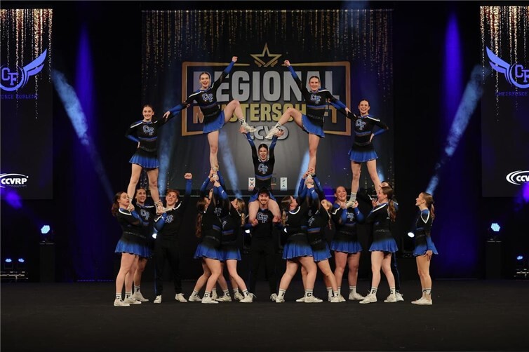 die Koblenzer Cheerleader dominieren am Nürburgring. Foto: CCVD