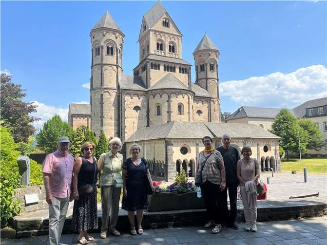 die Kolpingsfamilie Neuwied 1860 St. Matthias in Maria Laach. Foto: Sopfie-Marie Rathenow