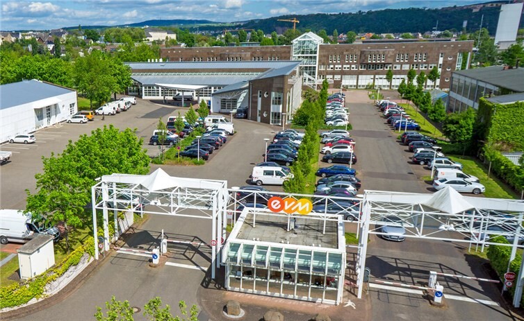 die ev,-Hauptverwaltung in Koblenz. Foto: Frank Lemmer/evm