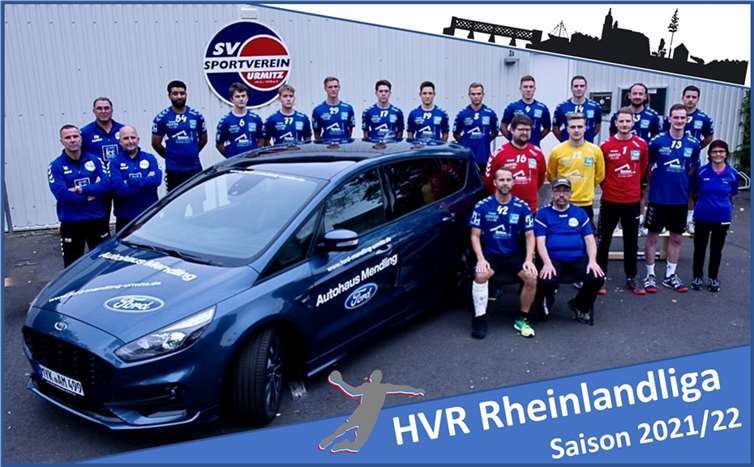 hinten v.li. Trainerteam Frank Knipp, Darek Bugaj & Peter Wolf, Ahmed Radhi, Mika Helf, Jona Rietz, Jonas Brüggemann, Justus Hoffend, Markus Häring, Finn Bauer, Phillip Hoffend, Johannes Weinand, Lukas Helf, Dominik Boos. Mitte v.li. Alexander Hoffend, Luca Hofstetter, Marco Feilen, Lars Rieder, med. Betreuerin Doris Häring. Unten v.li. Tobias Brünninghaus, Wolfgang Hofmann. Es fehlten: Gabriel Ramaj, Sebastian Hessler, Felix Becker, Tim Schubert, Yannick Müller.Quelle: SV Urmitz 1913/1970 e.V. - Abteilung Handball