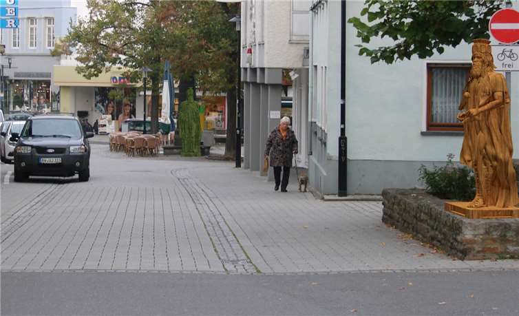 ...in Richtung Marktplatz...