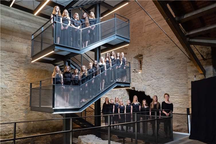 laFilia, Mädchenchor am Landesmusikgymnasium Rheinland-Pfalz in ontabaur. Foto: Heiner Haensel