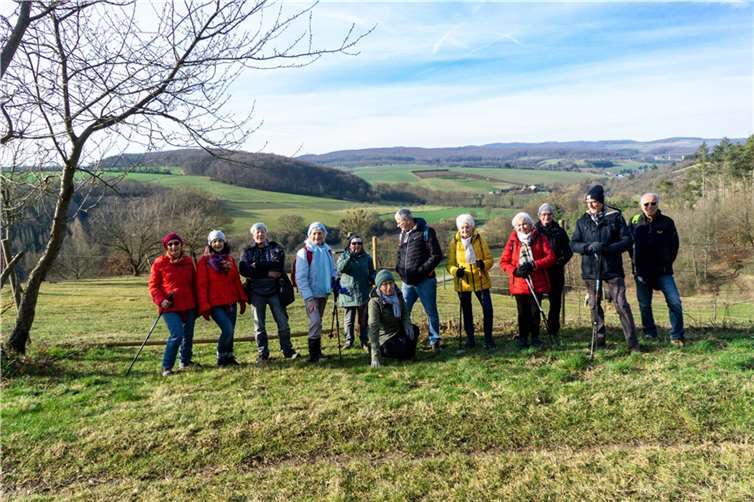 lf eifrige Wanderer machten sich auf den Weg. Foto: privat