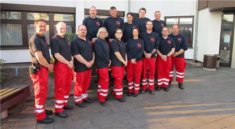 m Rahmen der monatlichen Ausbildung trafen sich die First Responder der Vebandsgemeinde Puderbach im Sitzungssaal des Puderbacher Rathauses.Foto: privat