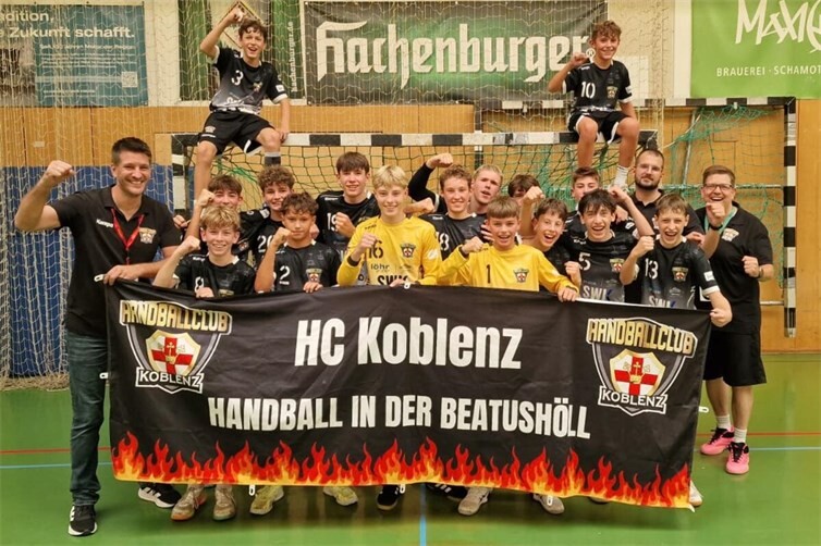 mC1-Jugend des HC Koblenz mit starkem Saisonstart