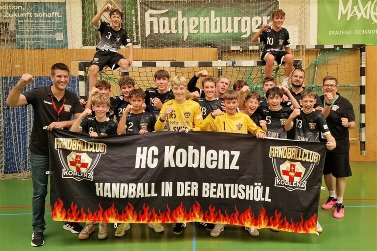 mC1-Jugend des HC Koblenz mit starkem Saisonstart