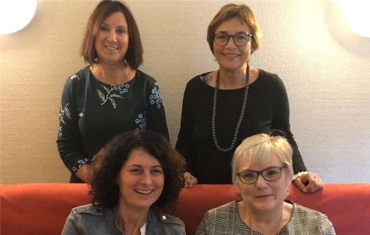 (oben v.li.) Cornelia Klein-Orth, Martina Steffens; (unten v.li.) Heike Eidam, Karin Vilz.Foto: privat