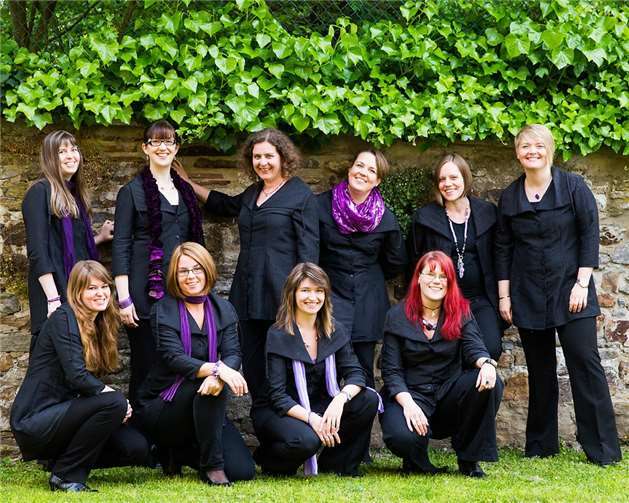 Der „Frauenkammerchor Cosima“ beim A-cappella-Festival privat