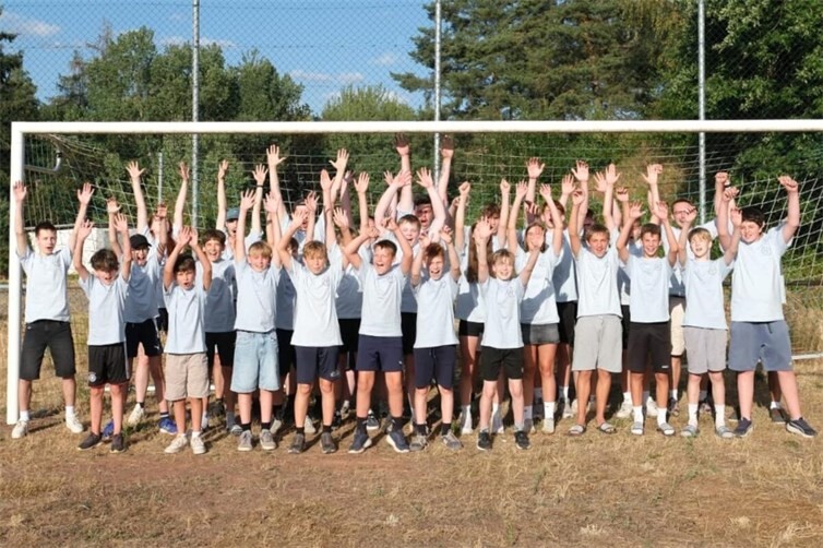 überglückliche Teilnehmer beim diesjährigen Zeltlager