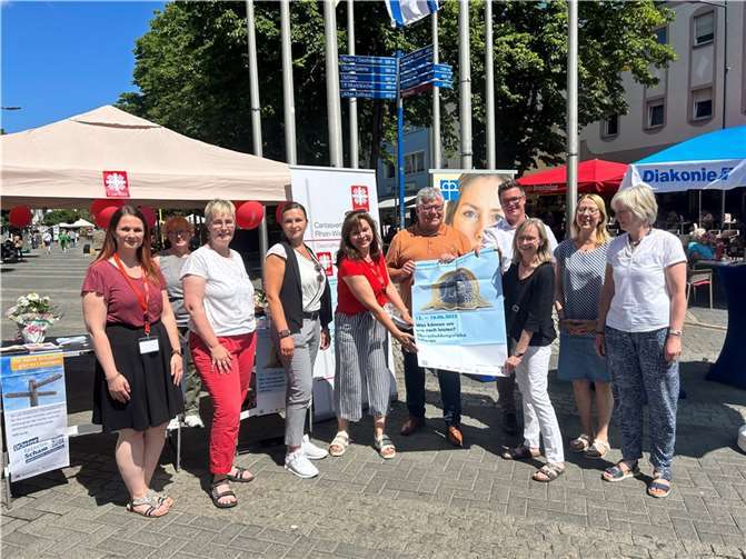 üngst lud der Caritasverband Neuwied aus diesem Anlass alle Akteur_innen im Arbeitsfeld sowie alle Interessierten zum Austausch und Diskussion auf den Luisenpalz in Neuwied ein. Fotos: Caritas Neuwied