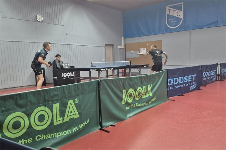 umkämpfte Partien prägten das Spiel in Koblenz
