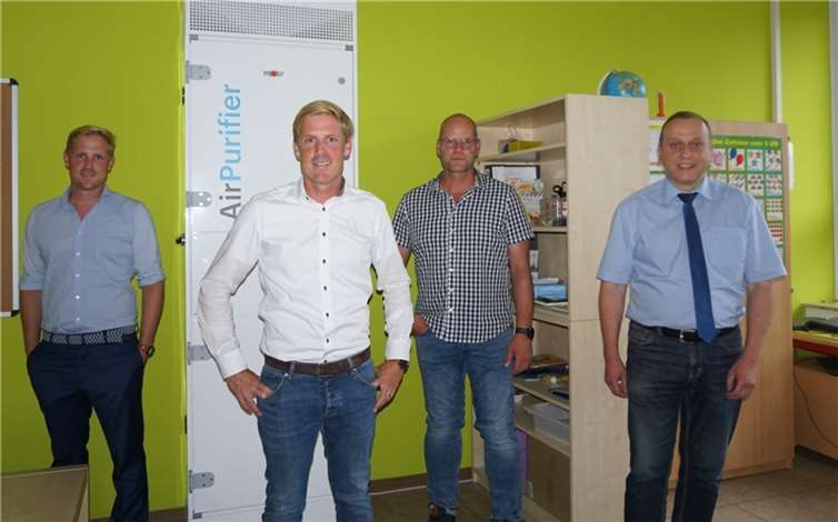 v. l. : Andreas Schmitt, Christoph Schmitt, Frank Klapperich, Johannes Bell.Foto: SPD
