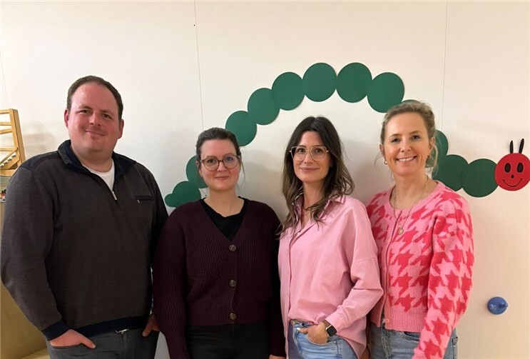 (v. l.) Lukas Radermacher (1. Vorsitzender), Helen Reuland (Kassiererin), Sandra Richter (Schriftführerin) und Sarah Lorenzen (2. Vorsitzende)