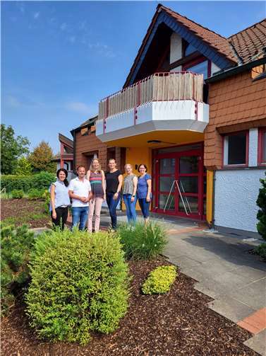 v. l. Marina Rau, Björn Ingendahl, Myriam Dieterich, Jessica Rieche, Jenny Sliwka, Igballe Rexhaj.  Quelle: Jessica Rieche