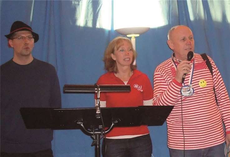 v. l. Pater Marek, Elisabeth Koch und Rainer Schmitzprivat