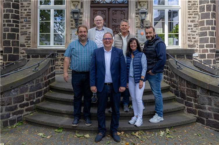 v. l. n. r: Bernhard Schlich, Fred Strässer, Frank Gäb, Martin Eisenbürger, Karin Schlich, Markus Zimmermann. Foto: privat