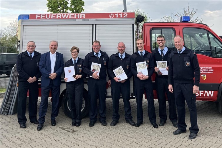 v. l. n. r. Ernst Eich, Karsten Fehr, Ute Siebenmorgen, Daniel Heinrichs, Sascha Verhoeven, Justus Nitzsche, Luis Pertz, Stefan Heinrichs