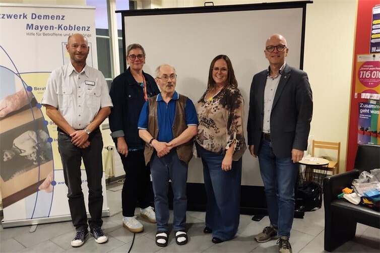 (v. l. n. r.) Olaf Spohr, Sabine Berressem, Prof. Dr. Dr. Hirsch, Susanne Breitbach, Dirk Meid