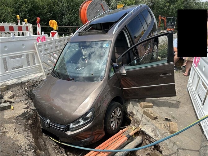 verunfallter PKW