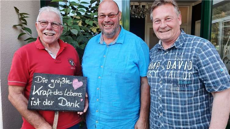(v.l.) Alfred Sebastian aus Dernau, Thomas Hostert aus Rech und Frank Auvera aus Mayschoß.