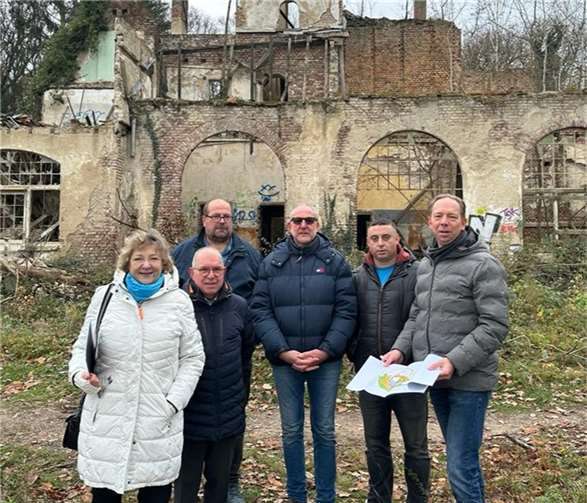 (v.l.) Andrea Georgi, Werner Jung, Peter Braun, Olaf Wulf, Emil Krezic, Andreas Köpping (alle Mitglieder des CDU-Stadtverbandsvorstandes). Foto: CDU Remagen