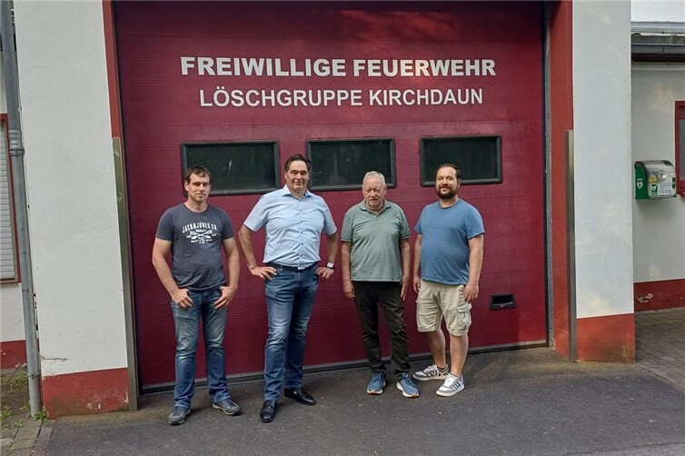 v.l. Bernd Giraths, Christoph Schmickler Hubert Rößel Christoph Scheuer 