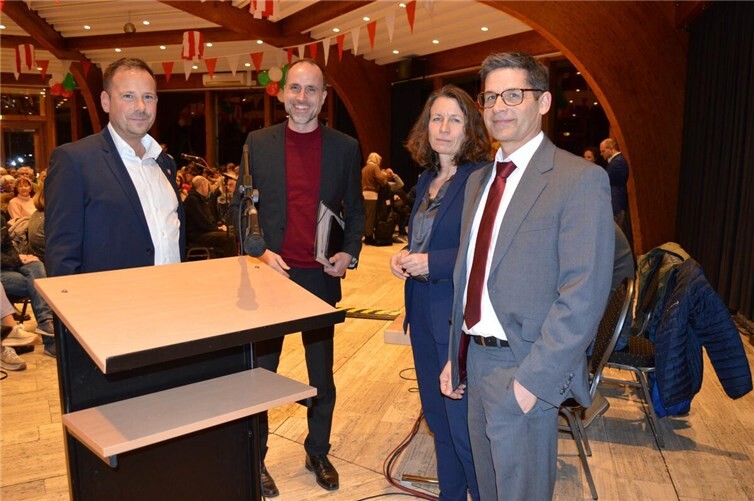 (v.l.) Björn Ingendahl, Clemens Hoch, Cornelia Weigand und Mark Boddenberg.