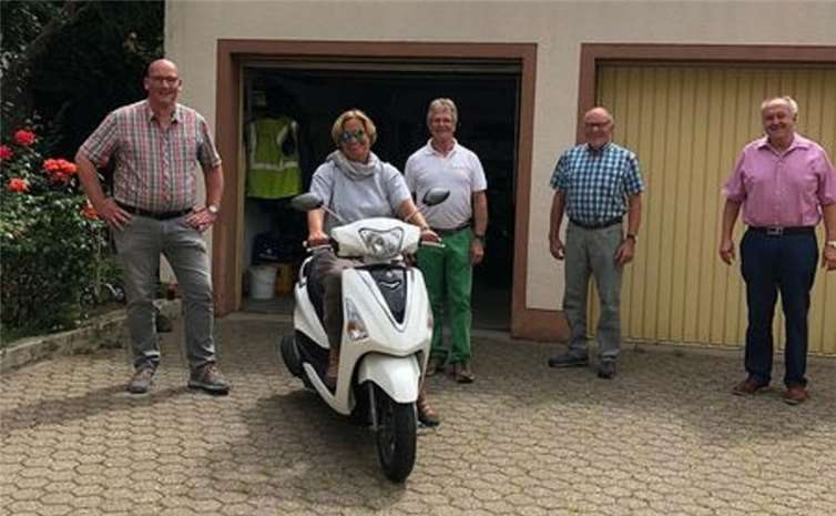 (v.l.) CDU-Bürgermeisterkandidat Sascha Schoblocher, Dr. Ute Stuhlträger-Fatehpour, Peter Rasbach, Joachim Boos und Bernhard Wiemer. Foto: privat