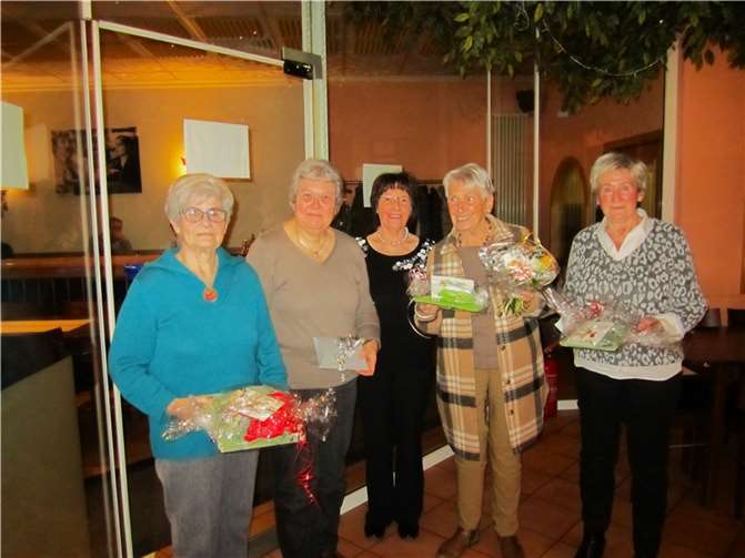 (v.l.) Christel Friedrich, Christine Ebertz-Kaiser, Karin Becker-Schmitt, Marianne Walter und Erika Müller. Foto: privat