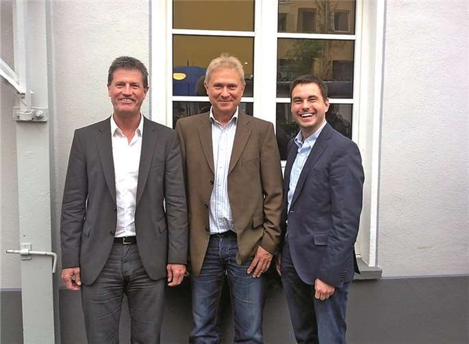 v.l. Detlev Pilger, Martin Görlitz, David LangnerRaymond Twiesselmann