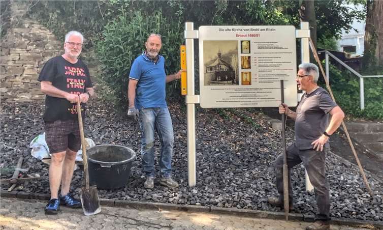 v.l. Dieter Reuter, Helmut Rosenbaum, Franz Josef Foto: privat