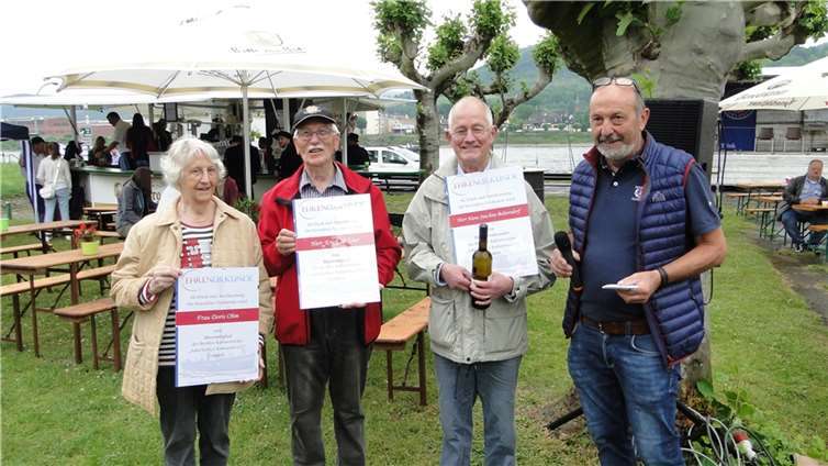 v.l.: Doris Ohm, Erich Melcher, Hans-Joachim Boltersdorf und Helmut Rosenbaum. Foto: privat