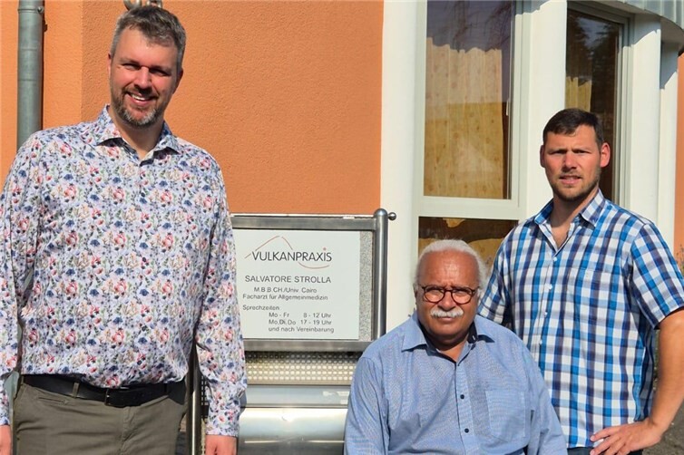 v.l. Dr. med. Ralph Lohner, Salvatore Strolla, Maximilian Janz