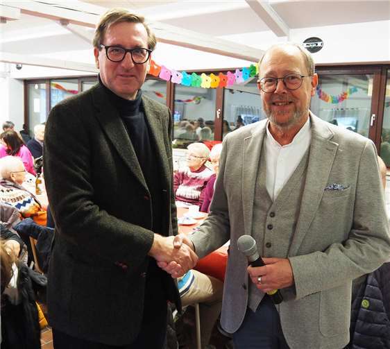 (v.l.) Ehrengast Dr. Ferdi Akaltin und Helmut Sondermann.