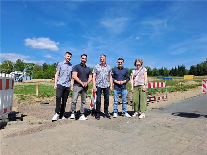 (v.l.) Felix Brand, Christian Schomisch, Erwin Augel, Martin Hennrichs und Elvira Gügel.  Foto: privat