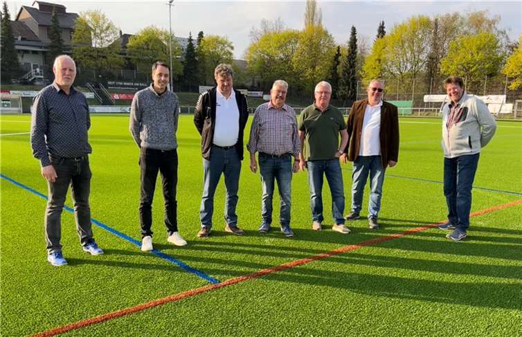 (v.l.) Frank Post, Daniel Vordemvenne, Harald Heinemann, Hans Peter Ammel, Bernd Krayer, Uwe Ammel, Helmut Selig.  Foto: privat