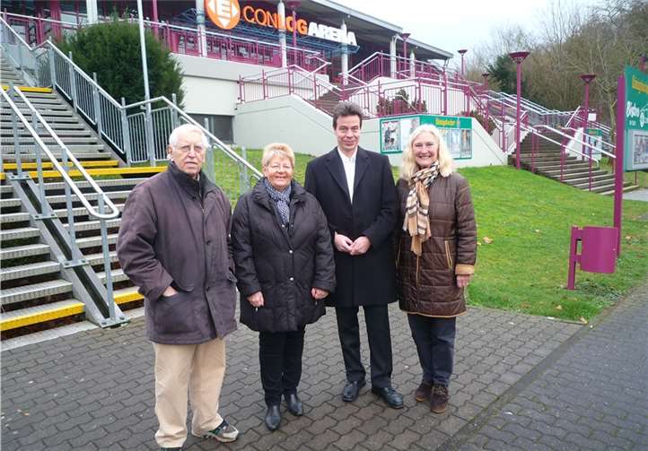 (v.l.) Fredy Schäfer, Anne Schumann-Dreyer, Andreas Biebricher, MdL, Monika Sauer. Privat