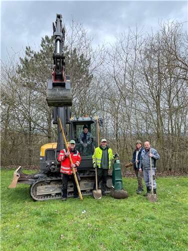 (v.l.) Gerd Schüller, Anje Hamann-Kraut, Franz-Josef Weiler, Hermann-Josef Bauer und Ralf Kraut.  Fotos: privat