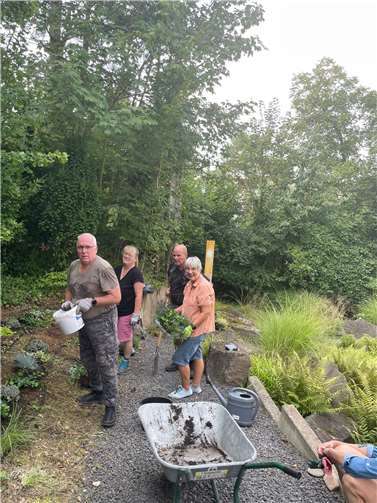 (v.l.) Gerd Vogt, Claudia Hoffmann, Kurt Schmitz und Rosemarie Frank.  Fotos: Claudia Wengenroth