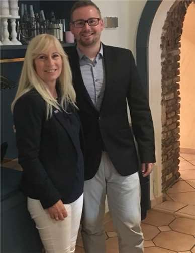 (v.l.): Gerlinde Seidel, Sebastian Münzenmaier, MdB