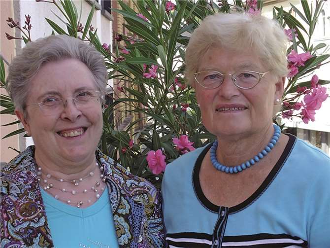 (v.l.) Gisela Schmitz und Gretel Buhr. privat