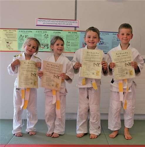 (v.l.) Hanna Hof, Emilia Wengenroth, Gleb Brotzmann und Jamy Warwein. privat