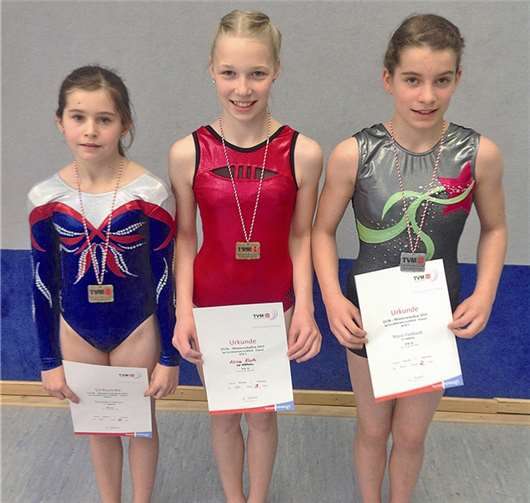 (v.l.) Hannah Lepiors, Alina Koch und Marie Gerhardt. privat