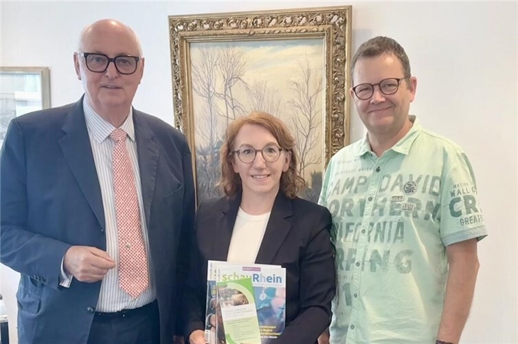 v.l. Hans-Jörg Assenmacher, Susanne Müller, Prof. Dr. Ralf Haderlein