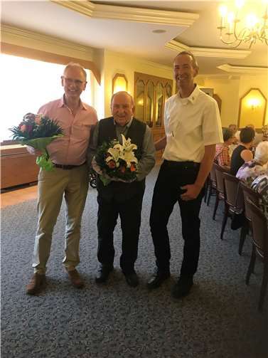 (v.l.) Hans-Jürgen Heep (neuer RG Leiter), Heinz Johnen (bisheriger RG Leiter), Stefan Schaaf (stellv. Landesleiter RLP u. Saarland).  Foto: privat