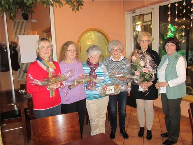 (v.l.) Hedi Jubelius, Bettina Klein, Agathe Born, Ursula Karduck, Hiltrud Greve, Karin Becker-Schmitt.  Fotos: privat