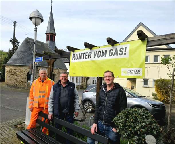 (v.l.) Heinz Kurth, Ulrich Stieber und Johannes Stieber.  Foto: Melanie Giffels