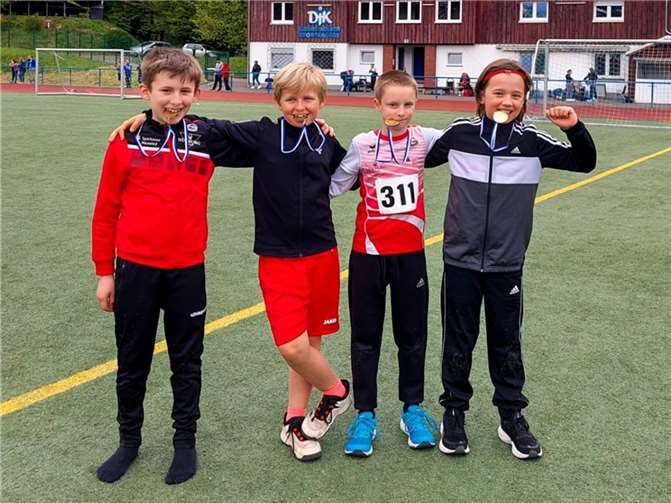 v.l. Henry Wecklein, Julian Lehnhardt, Timo Lehnert und Lorenz Marc Schott.